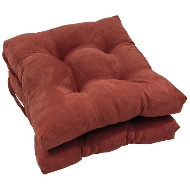 Cojín de microgamuza Pillow Blazing Needles para silla, 40 x 40 cm, paquete de 2