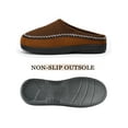 thumbnail image 5 of DL Memory Foam House Slippers for Men Indoor, Comfy Slip On Warm Winter Mens Bedroom Slippers, 5 of 7