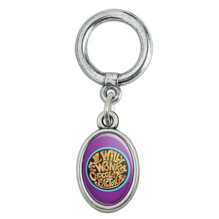 Willy Wonka and the Chocolate Factory Logo Shoe Sneaker Shoelace Oval Charm Jewelry