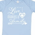 thumbnail image 4 of Inktastic Love Makes a Family Hearts and Arrow Boys or Girls Baby Bodysuit, 4 of 5