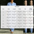 thumbnail image 3 of Cekizud 2 Piece Sets for Women Linen Blend Short Sleeve Tunic Top and Wide Leg Pants Casual Outfits Sets,Sizes S-3XL, 3 of 5