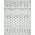 thumbnail image 3 of Wembley Shag Contemporary Shag Thick White and Gray Area Rug, 5' x 7', 3 of 7
