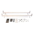 thumbnail image 2 of TrailFX Ladder Rack FCLR005W TFX Universal Van Racks; 500 Pound Capacity; Universal 2 Bar 53 To 63 Inch Adjustable Length; Powder Coated; White; Steel; Fits Vans Without Gutters, 2 of 2