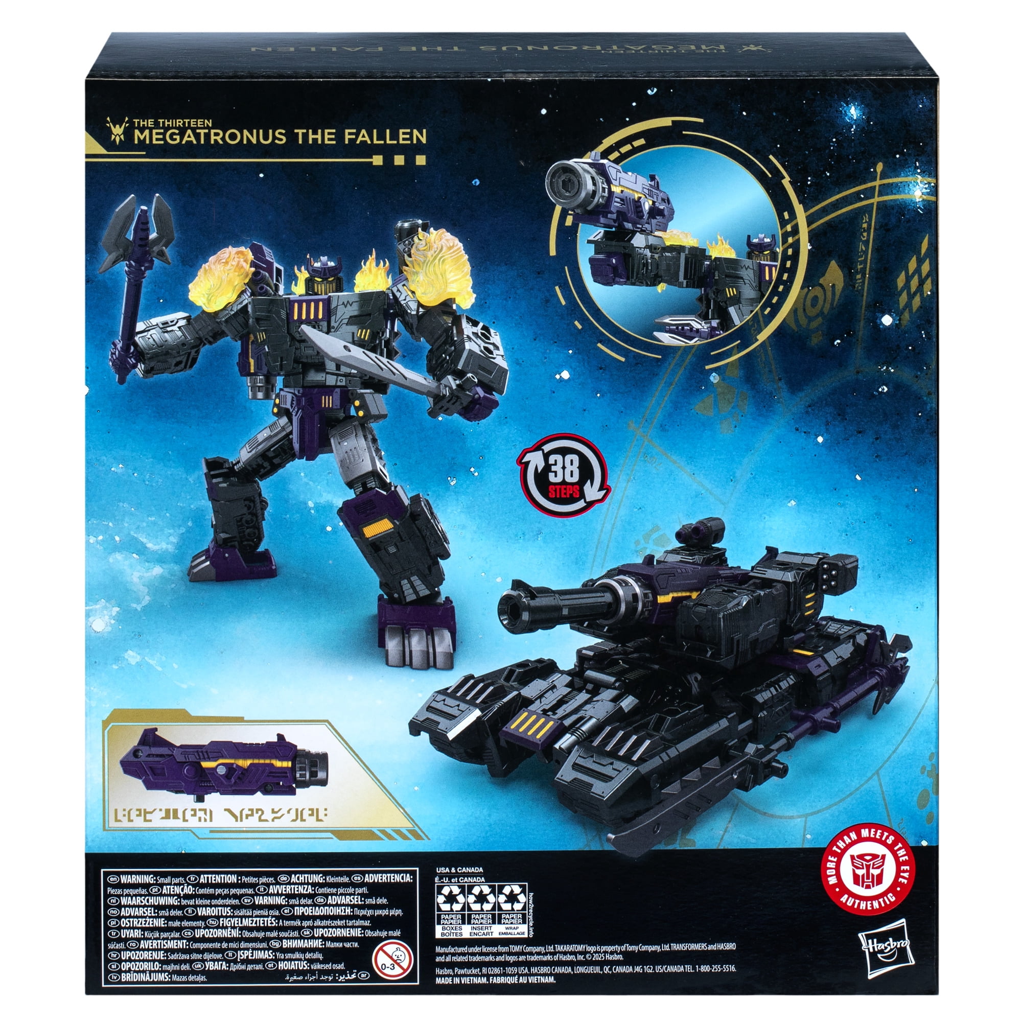 Transformers Age of the Primes Leader Class The Thirteen Megatronus the Fallen 7.5” Action Figure