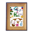 thumbnail image 1 of Haiti Landscap Animals National Flag Photo Frame Exhibition Display Art Desktop Painting, 1 of 3