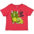 thumbnail image 3 of Inktastic I Love My Dad with Baby and Daddy Triceratops Boys or Girls Toddler T-Shirt, 3 of 5