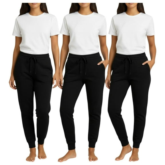 BenBen Women's Sweatpants 3-Pack – Soft Athletic Jogger Pants for Workout & Lounge