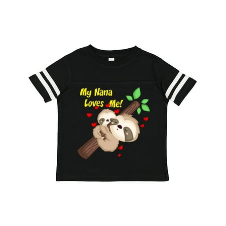 

Inktastic My Nana Loves Me Gift Toddler Boy or Toddler Girl T-Shirt