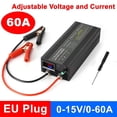 thumbnail image 5 of Cargador Lifepo4 de 60 A, 0-15 V, Carga Rápida de Batería de Litio para Automóvil, Adaptador de Alta Potencia de 12,6 V, Enchufe Estadounidense, 5 of 5