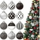 thumbnail image 1 of Juego de 12 bolas navideñas para adornos navideños, decoración navideña de madera, decoración colgante para árbol de Navidad., 1 of 3