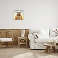 thumbnail image 3 of Stupell Industries Cowboy at Sunset Abstract Painting White Framed Art Print Wall Art, 17 x 17, 3 of 9