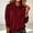 Wine, variant on ZunFeo Women's Waffle Hoodie – Fall Winter Casual Sweatshirt Drawstring Long Sleeve Pullover with Kangaroo Pocket – S-XXL