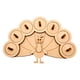 thumbnail image 5 of Piezas de tablero de actividades, accesorios, juguetes sensoriales de madera, habilidades motoras, juguetes de educación temprana Pavo real, 5 of 9