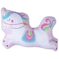thumbnail image 2 of Sapphire Home 4pc Full Size Kids Girls Teens Comforter Set w/Sham & Decorative Toy Pillow, Unicorn Llama Rainbows Pink Girls Kids Comforter Bedding Set, 4pc Comf, F, Llama/Unicorn, 2 of 2