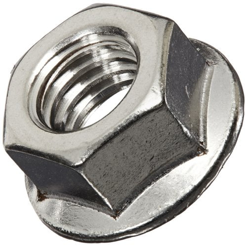 Quantiy 10 Stainless Steel 18-8 1/2-13 Serrated Flange Nuts 