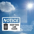 thumbnail image 6 of (2 Pack) Keep This Lab Clean Sign, 6 of 7