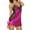 Hot Pink, variant on Azrian Womens Babydoll Sling Lace Fun Silks Underwear Nightdress