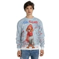 thumbnail image 4 of Hello Winter Vizsla Smiling in Red Scarf Hat Welcome Christmas All Over Print 3D Sweatshirt Unisex Merch Vizslas Dog Lover Gifts Idea - 00017, 4 of 6