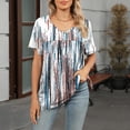 thumbnail image 2 of Usted Es Más Que una Camisa de Puntuación de Prueba, Cuello en V de Manga Corta Suelta, Camisa para Mujeres, 2 of 8