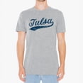 thumbnail image 4 of UGP Campus Apparel Tulsa City Baseball Script Basic Cotton T-Shirt - 3X-Large - Sport Grey, 4 of 6