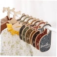 thumbnail image 3 of NOGIS 7 Pcs Closet Garment Size Dividers Baby Closet Wardrobe Clothes Baby Closet Hangers Baby Closet Size Dividers Infant Closet Clothes Dividers Wooden Baby Closet Divider（Style 2）, 3 of 7