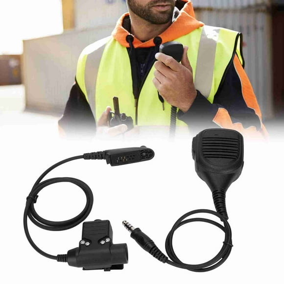 Handheld 7.1mm Shoulder Microphone Handheld 2 Way Radio Speaker Mic with U94 PTT for  XIR P8268 P8668 DP4400 DP4800