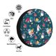 thumbnail image 4 of Fotbe Garden Gnomes In Flower Funda de Llanta de Repuesto con Estampado, Engrosada, Ajuste Universal para Jeep, Remolque, RV, SUV, Camión-16 inch, 4 of 6