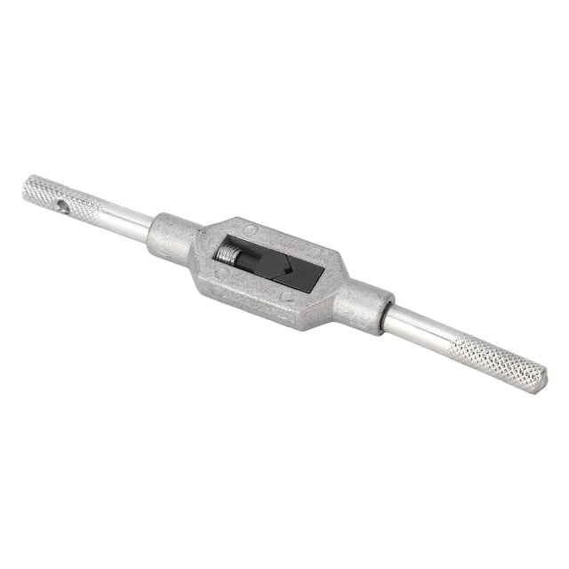 Llave de macho de roscar M1‑8 de 1/16 pulg. a 1/4 pulg., de acero de aleación, antideslizante, con mango desmontable, llave portamachos