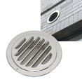 thumbnail image 3 of Évent Rond, Grille de Ventilation d'Air en Acier Inoxydable avec Couvercle, Extracteur Externe, Évent Mural pour Salle de Bain, Bureau, Maison, 3 of 8