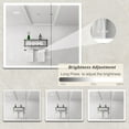 thumbnail image 2 of BEKAY Bathroom Cabinet Mirror ,LED Mirror Wall Mounted Storage Cabinet with Defogger & Lights for Bathroom, Kitchen 36*30 inches, 2 of 7