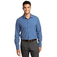 thumbnail image 2 of Port Authority Long Sleeve Collared Plain Button-Up Shirt (Men's) 1 Pack, 2 of 7