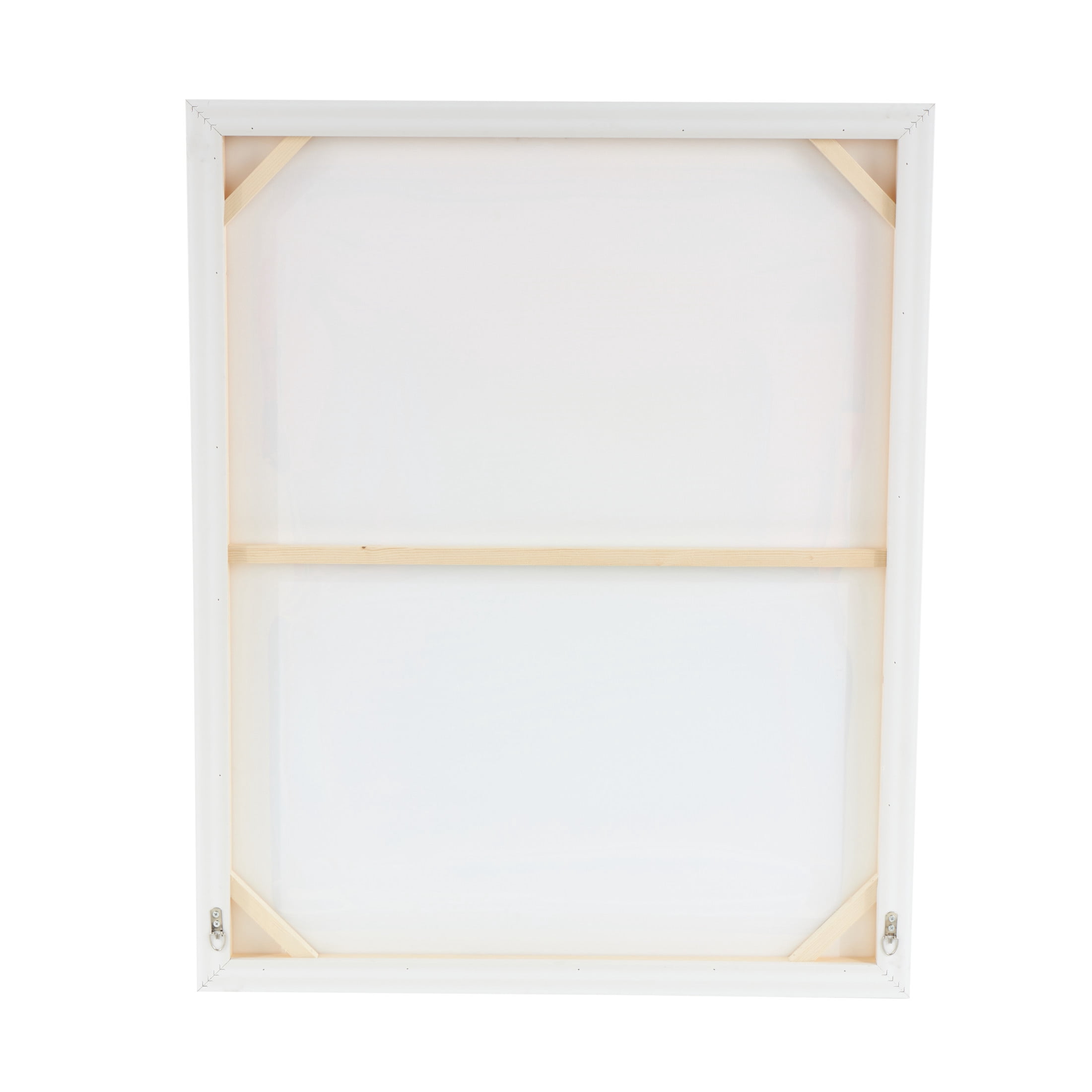 33" x 41" Cube Abstract Framed Wall Art with White Frame, by DecMode