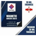 thumbnail image 6 of Flexible Magnets – Magnetic Sheets with Adhesive Backing, 4" x 6" (100 Pack) Stick-On Magnetic Sheets for Refrigerator Magnets, Magnetic Labels, Crafts, DIY Projects & More, 6 of 9