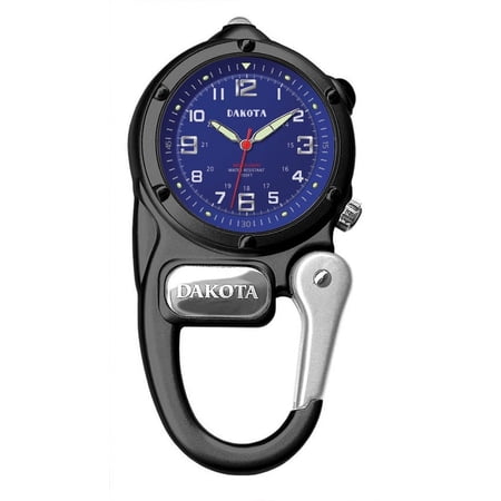 Dakota Miniclip Microlight - Black Case Blue Dial