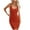 #060 Saffron-A6, variant on Tianiyouqing Dress Women Tight Sleeveless Bodycon 2025 Mini Dresses Ribbed Knit Tummy Control Square Neck Beach Short Dresses Hot Pink S