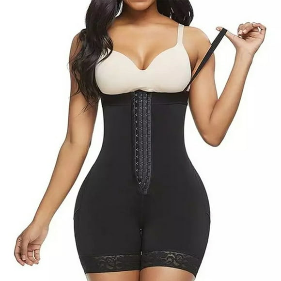 Qarigey Body para glúteos y caderas, levantador de compresión, ropa moldeadora de cintura alta, bragas, ropa interior, sin costuras, plano Prendas para la parte inferior del cuerpo Negro 6XL
