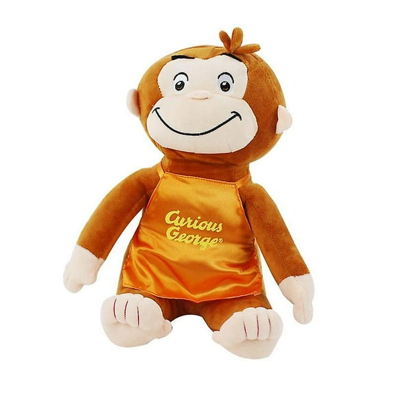 30cm Curious George Plush Doll Boots Monkey Plush Stuffed Animal A