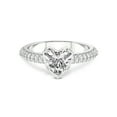 thumbnail image 3 of 2 Carat IGI Certified Heart Shape Lab Grown Diamond Engagement Ring | 14K White Gold | Eloa Secret Halo Lab Diamond Ring | FG-VS1-VS2 Quality Friendly Diamonds, 3 of 5