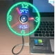 thumbnail image 1 of New USB Clock Fan with Real Time Clock and Temperature Display fu, 1 of 4