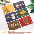 thumbnail image 4 of Ounissouiy 10 piezas de tarjetas impresas de dibujos animados de felicitación en blanco de Navidad con sobres, juego de cumpleaños para adultos, Type2 NO2, 4 of 6