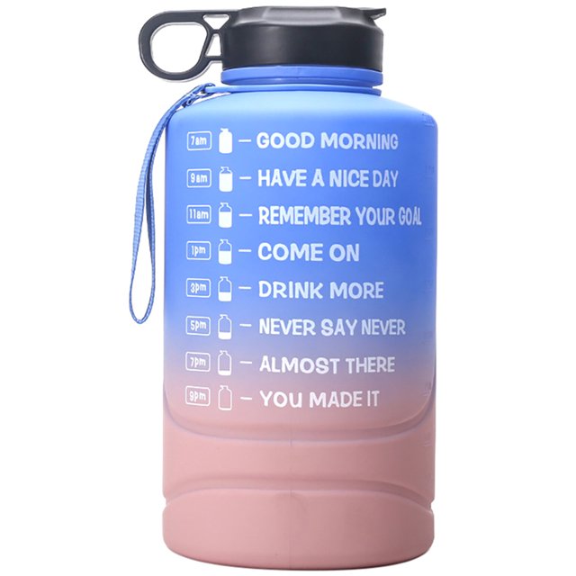 Bangcool Water Bottle Large Capacity 133.05oz Motivational Sports Bottle Drinking Bottle