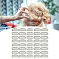 thumbnail image 4 of Clip, Stainless Steel Snap Comb  Clip Replacement Accessory 1.3in  For Home For Hairstylist Beige, 4 of 8