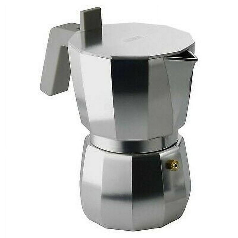 Alessi Moka Espresso coffee maker, 6 cups, grey 