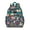 Blue-green-3, variant on Cartoon Puppy Pattern Backpack Funny Dog Illustration with Natural Elements for School