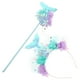 thumbnail image 5 of KAKOWELY 1 juego de diadema con corona de sirena, cola de sirena con lentejuelas, aro para el pelo, varita de hada, accesorios para disfraz de sirena, 5 of 5