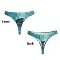 thumbnail image 3 of Balery Realistic Ocean Shark Tangas de Algodón para Mujer con Estampado – Ropa Interior Sexy, Transpirable, G-string-Small, 3 of 6