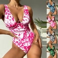 thumbnail image 6 of Summer Plus Size One Piece Tankini Swimwear for Womens Fashion Sexy Print Swimwear Swimsuit Straped Swimsuits, 6 of 8