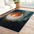 thumbnail image 1 of Sun and Moon Rugs for Living Room - Sun and Moon Rug & Home Decor, Celestial Burning Sun Rugs for Entryway, Washable Rugs, 3x5 Area Rug, Non Slip Soft Indoor Door Mat, Aesthetic Modern Carpet, 1 of 7