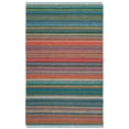 thumbnail image 2 of SAFAVIEH Kilim Trafford Striped Area Rug, Blue/Orange, 4' x 6', 2 of 7