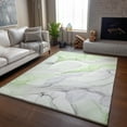 thumbnail image 6 of Addison Rugs Mayfield Washable Transitional Watercolors Green Rectangle Rug, 9' x 12', 6 of 6